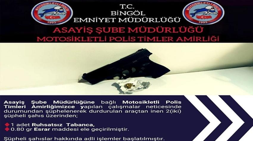 Silah ve Uyuşturucu Ele Geçirildi