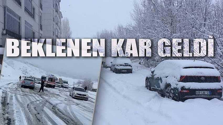 BEKLENEN KAR GELDİ
