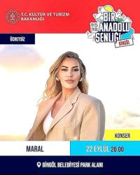 Maral ile Alişan Bingöl'de Sahne Alacak