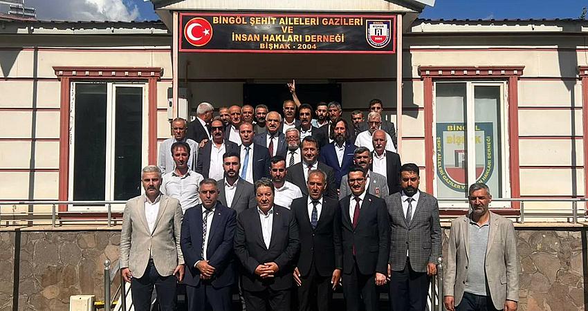 MHP HEYETİ BİNGÖL’DE ZİYARETLERDE BULUNDU