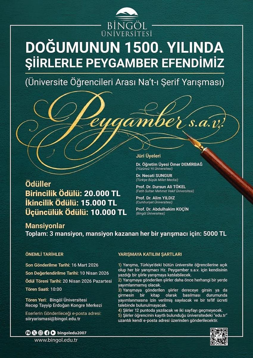 Ödüllü Şiir Yarışması