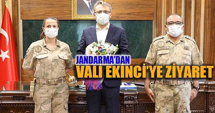 JANDARMA’DAN VALİ EKİNCİ’YE ZİYARET